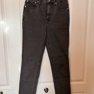 NWOT - Madewell Perfect Vintage Jean in Dark Gray Denim